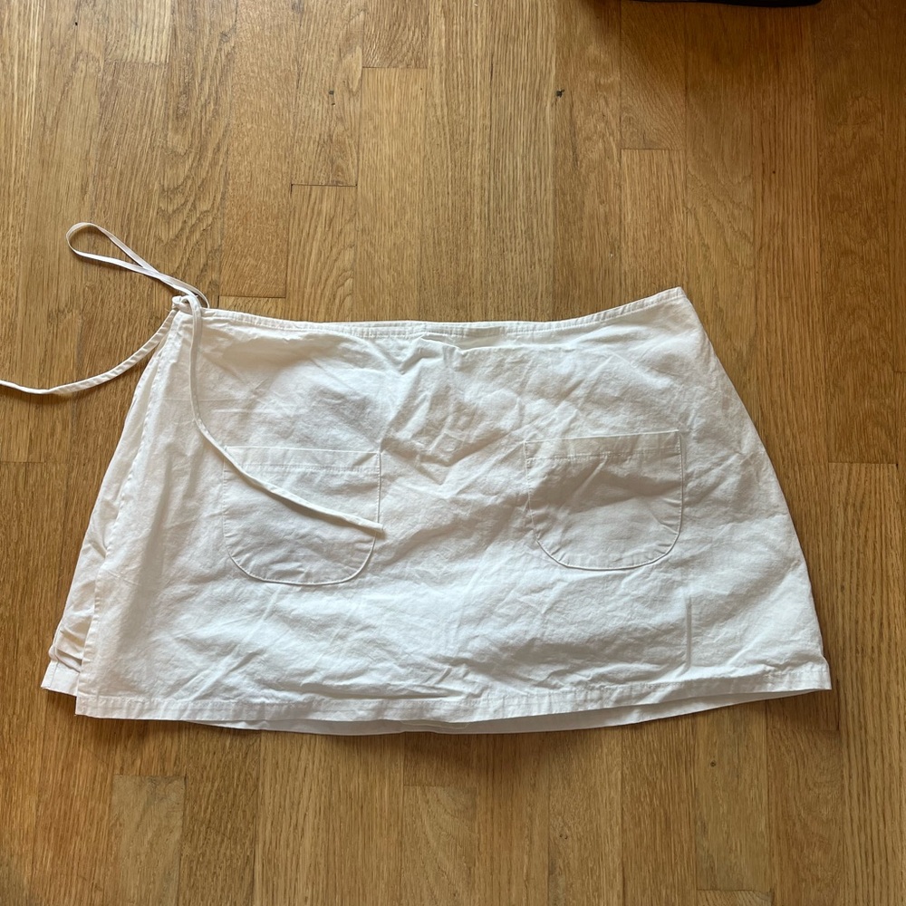 Princess Polly White Wrap Mini Skirt - Casual Women's Skirt